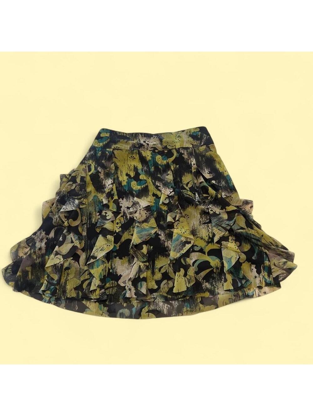 Relativity Women's Multi and Green Skirt